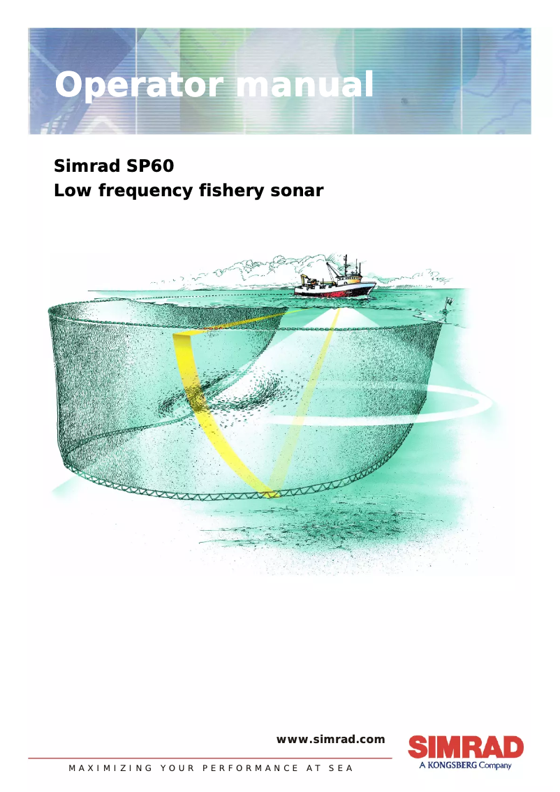 Image de la première page du manuel de l'appareil SP60