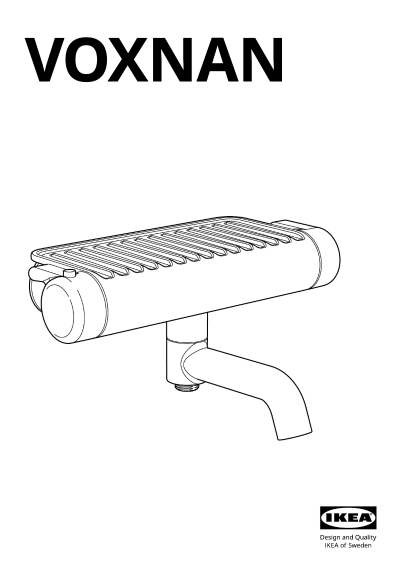 Page 1 de la notice Manuel utilisateur Ikea VOXNAN 503.426.09
