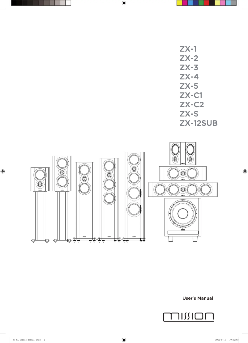 Page n°1 - Manuel utilisateur Mission ZX-3