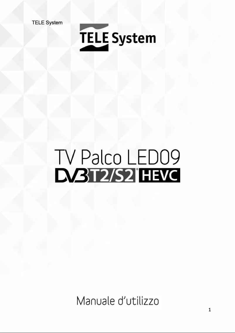 Page 1 de la notice Manuel utilisateur TELE System PALCO39