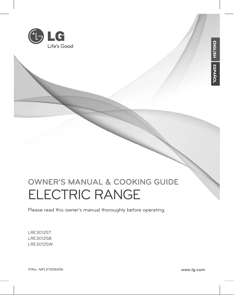 Page 1 de la notice Manuel utilisateur LG LRE3012ST