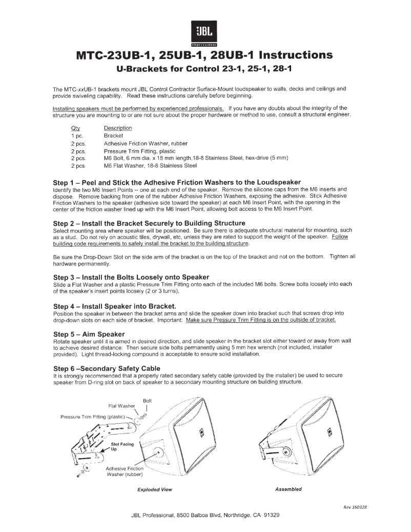 Image de la première page du manuel de l'appareil MTC-23UB-1