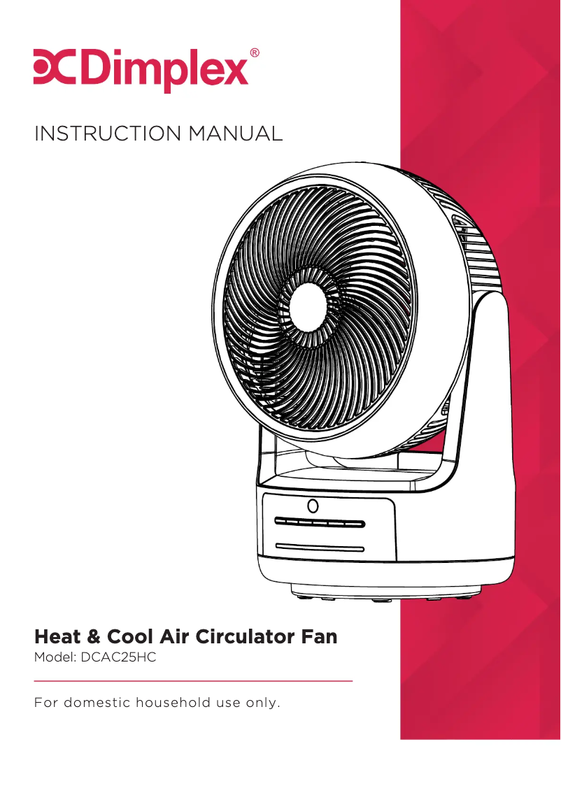 Imagen de la primera página del manual del dispositivo DCAC25HC
