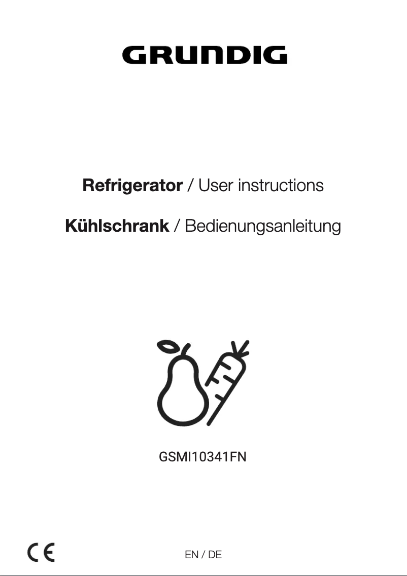 Image de la première page du manuel de l'appareil GSMI10341FN