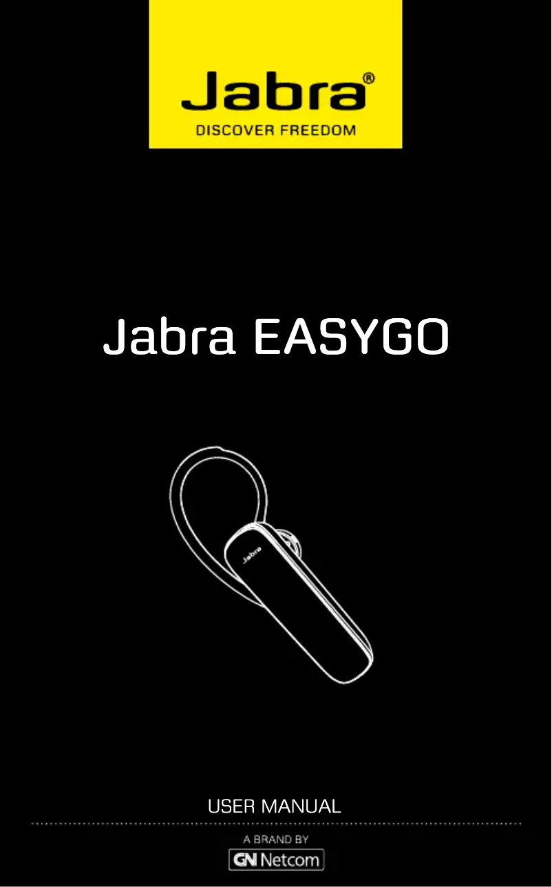 Page 1 de la notice Manuel utilisateur Jabra EasyGo