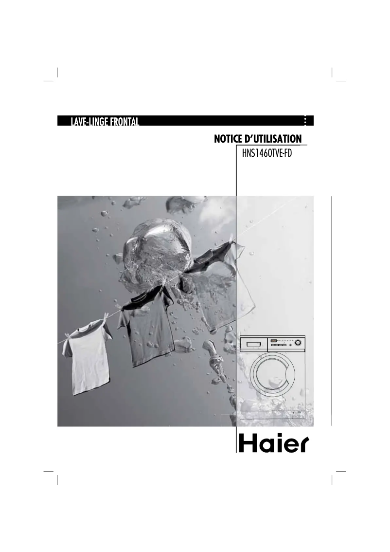 Page 1 de la notice Manuel utilisateur Haier HNS1460TVE-FD