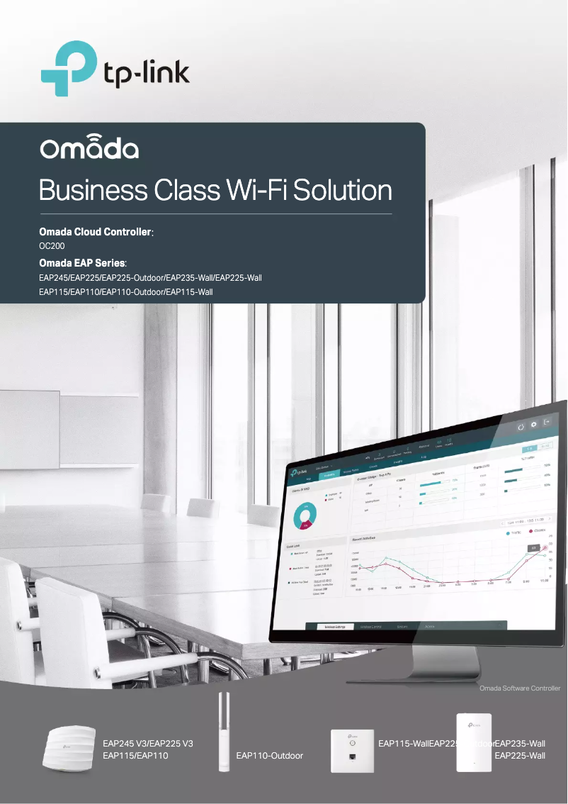 Página 1 del manual Ficha técnica TP-Link Omada OC200