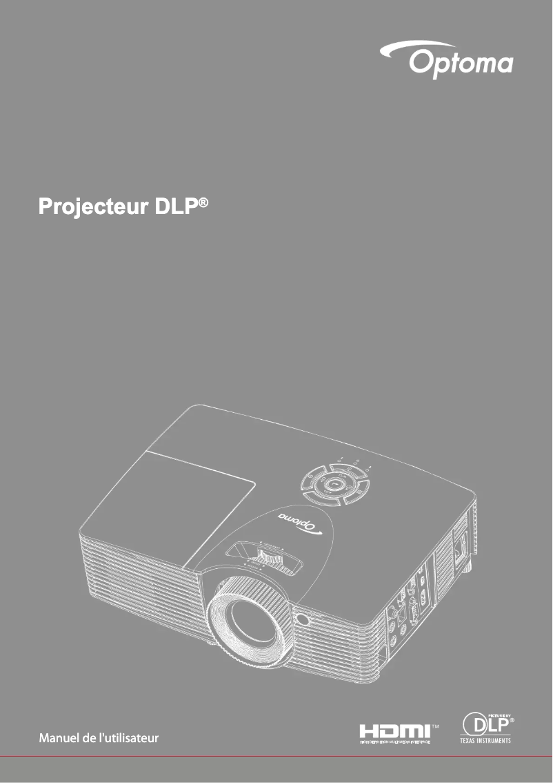 Page n°1 - Manuel utilisateur Optoma EH416e