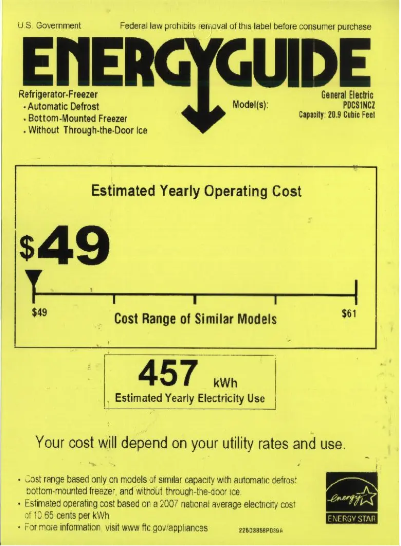 Image de la première page du manuel de l'appareil Profile PDCS1NCZRSS