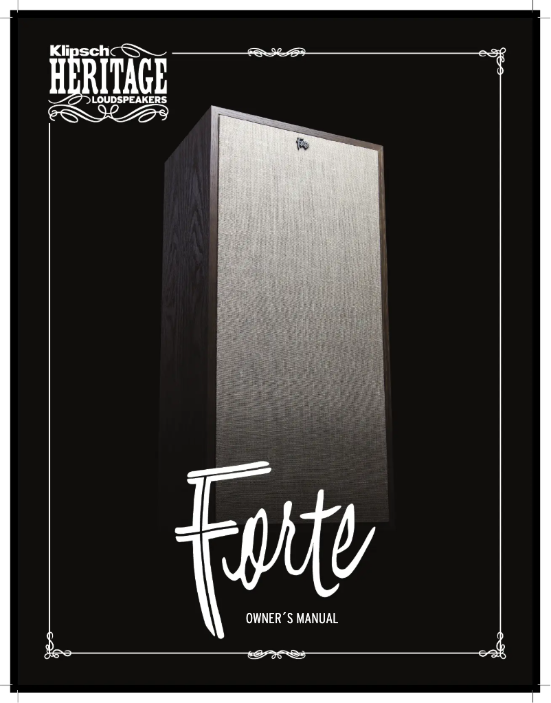 Image de la première page du manuel de l'appareil Heritage La Scala AL5