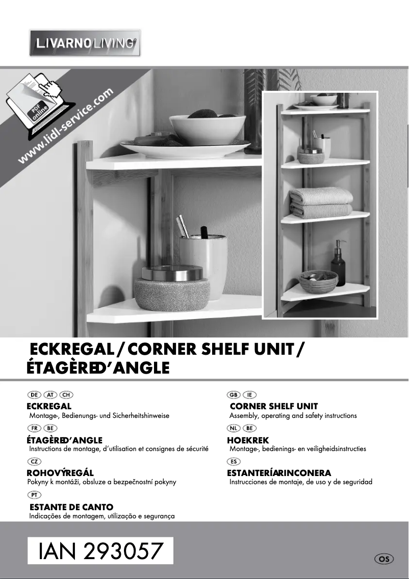 Page 1 de la notice Manuel utilisateur Livarno Lux HG02982