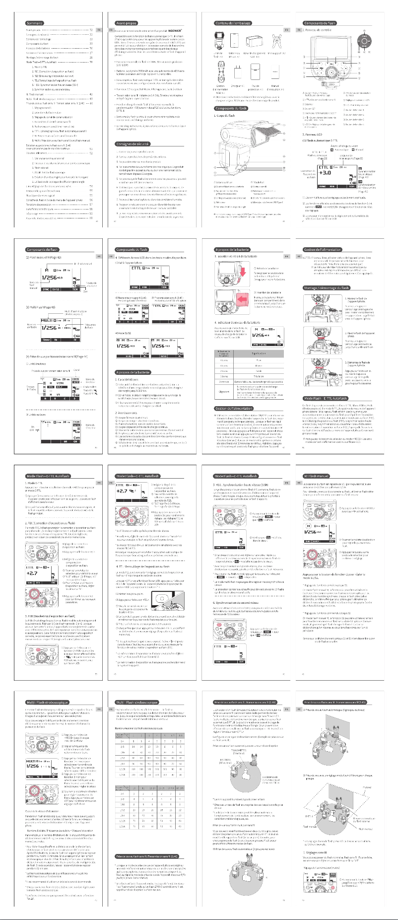 Page 1 de la notice Manuel utilisateur Neewer Z760-C