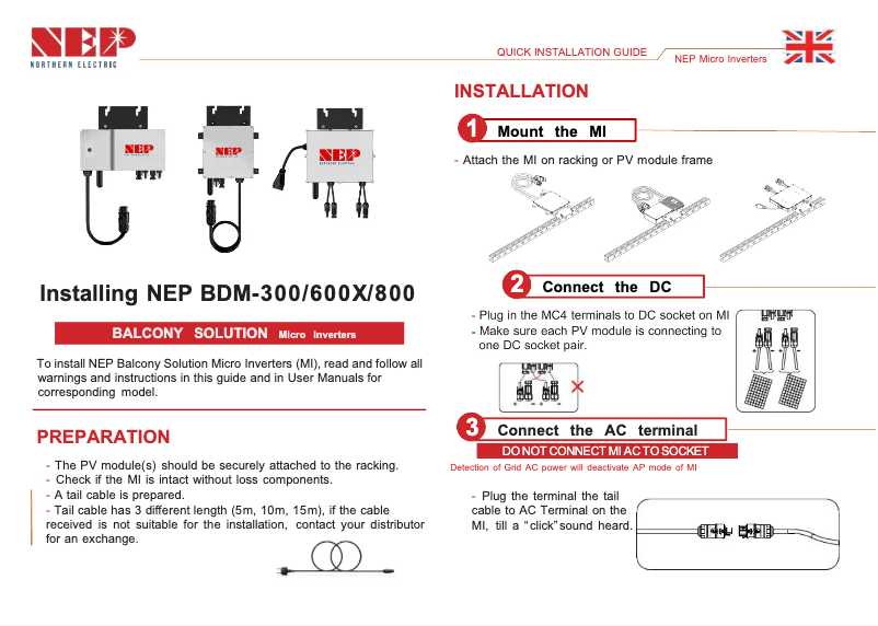 Image de la première page du manuel de l'appareil BDM-800