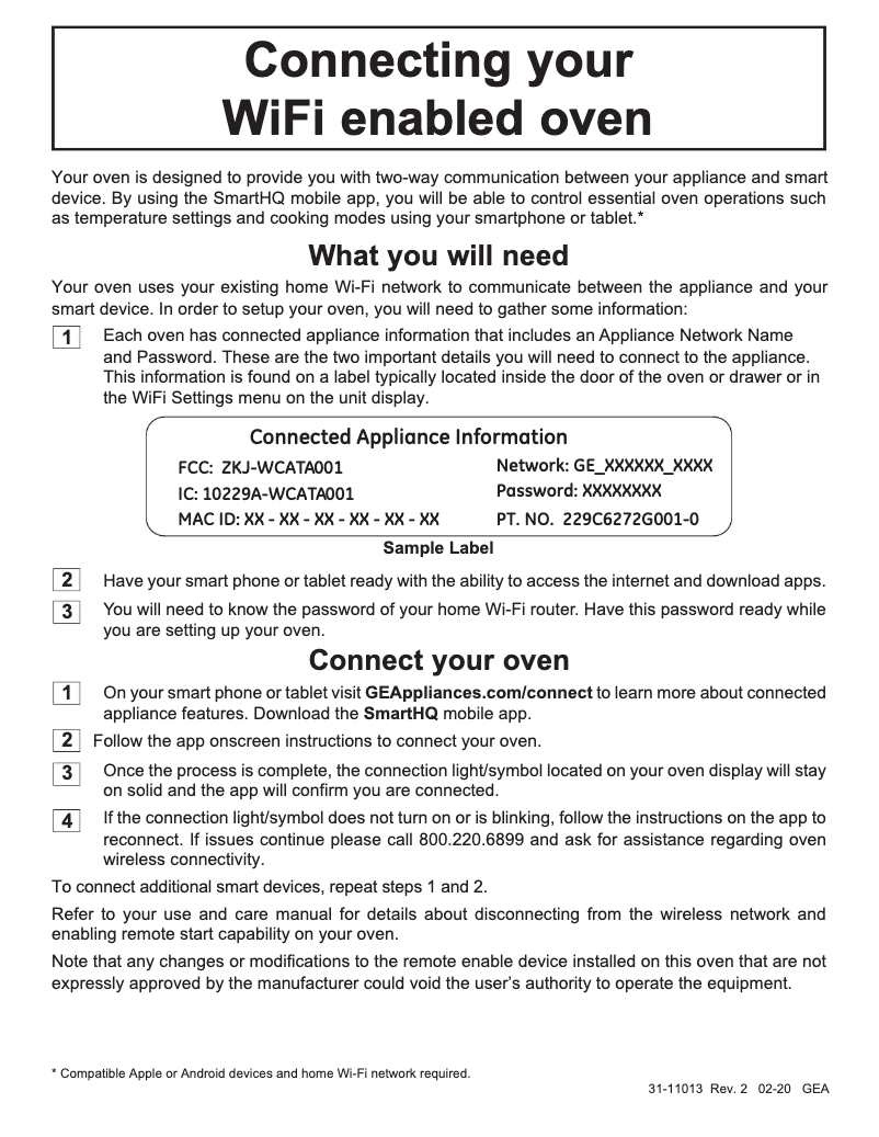 Page n°1 - Instructions / montage GE CGS750P2MS1