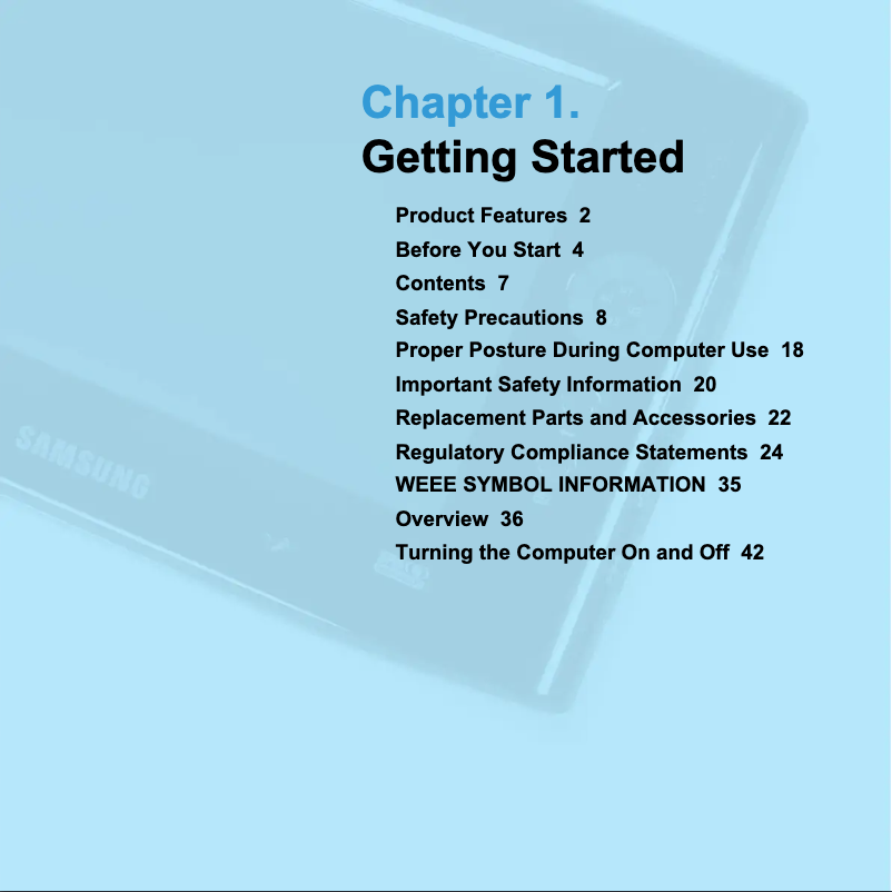 Image de la première page du manuel de l'appareil NP-Q1