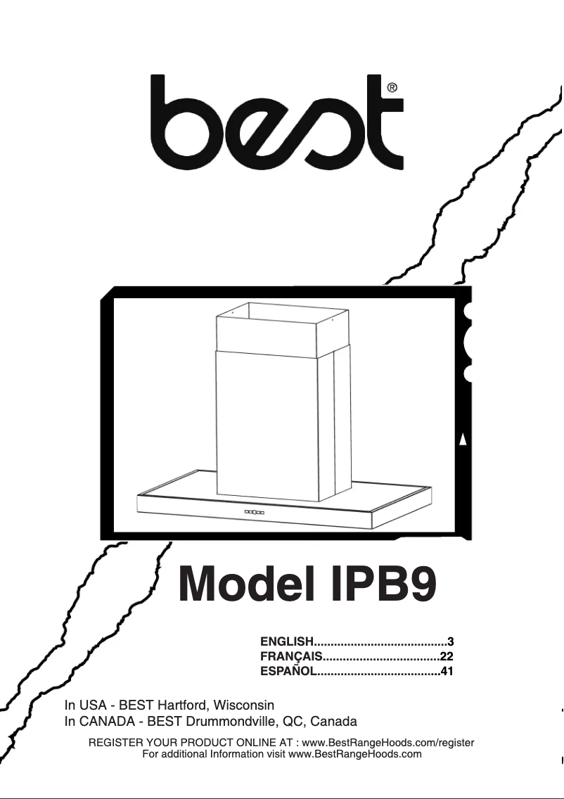 Page n°1 - Guide d'installation Best Gorgona IPB9E48SB