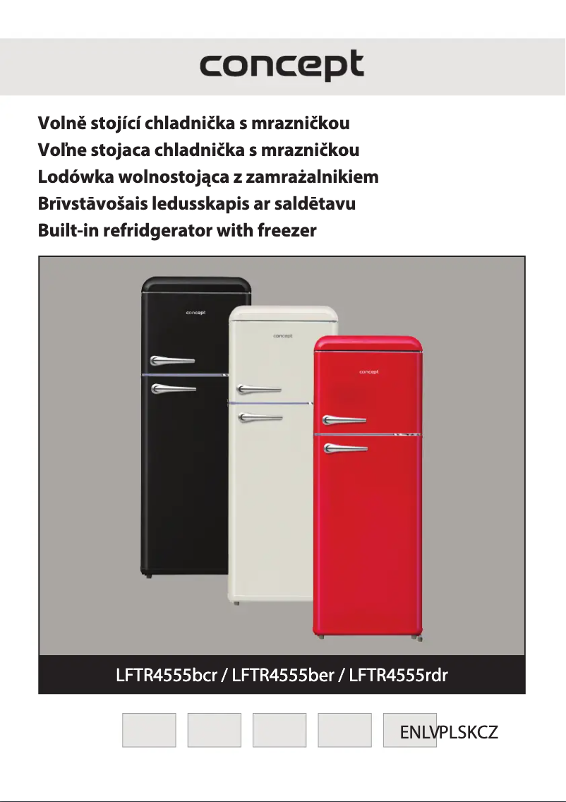 Page n°1 - Manuel utilisateur Concept LFTR4555BCR