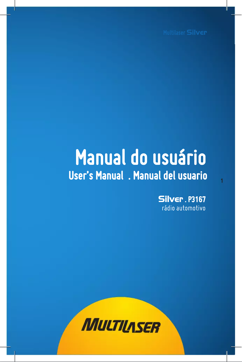 Page n°1 - Manuel utilisateur Multilaser Silver P3167