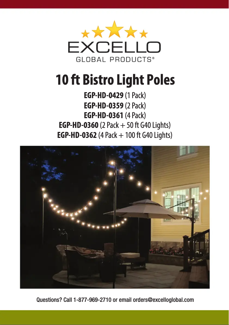 Image de la première page du manuel de l'appareil EGP-HD-0362