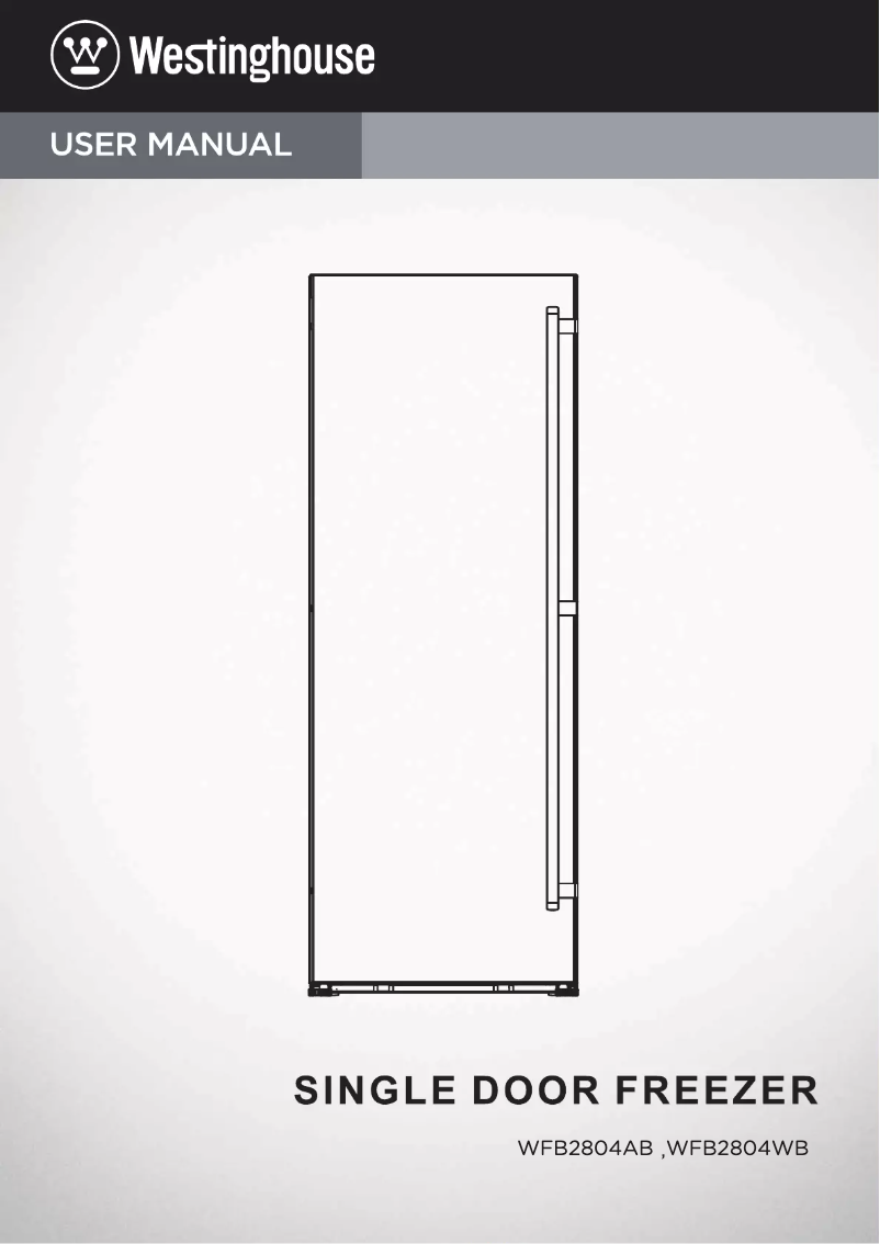 Page 1 de la notice Manuel utilisateur Westinghouse WFB2804AB