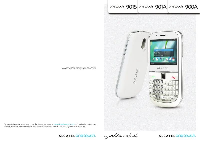 Page n°1 - Manuel utilisateur Alcatel One Touch 900A