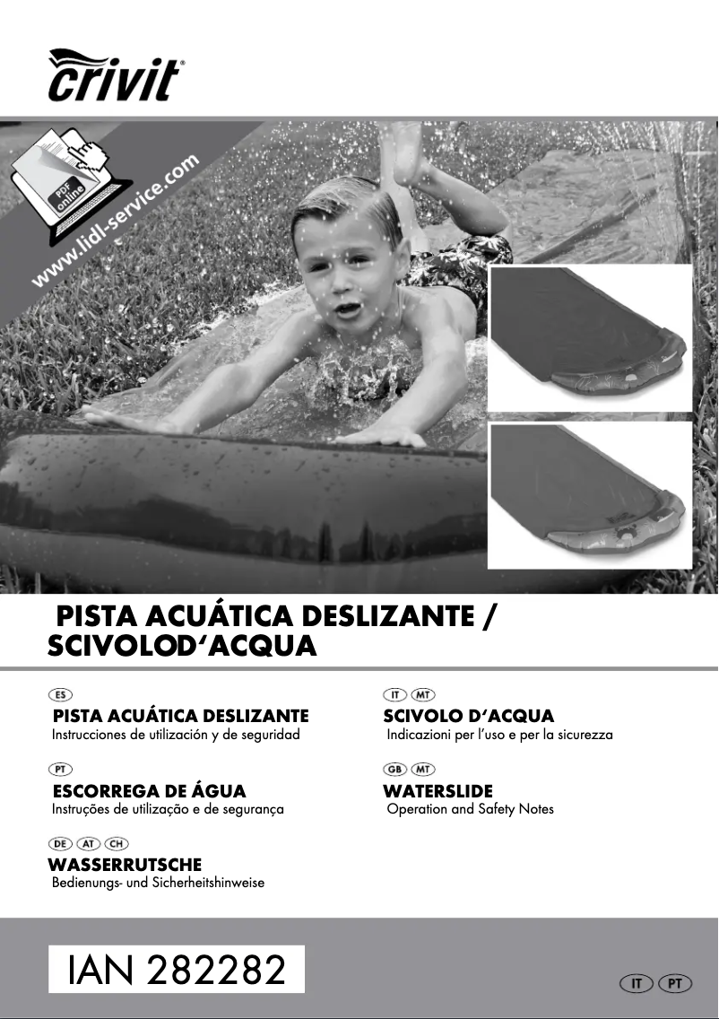 Page n°1 - Manuel utilisateur Crivit HG03281