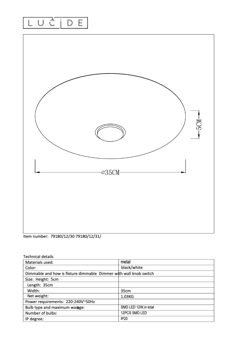 Image de la première page du manuel de l'appareil Troy