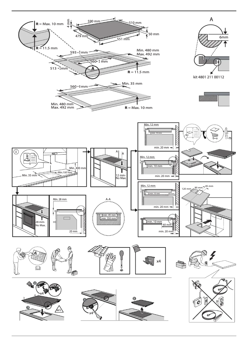 Page 1 de la notice Instructions de sécurité Bauknecht BS 1260F NE