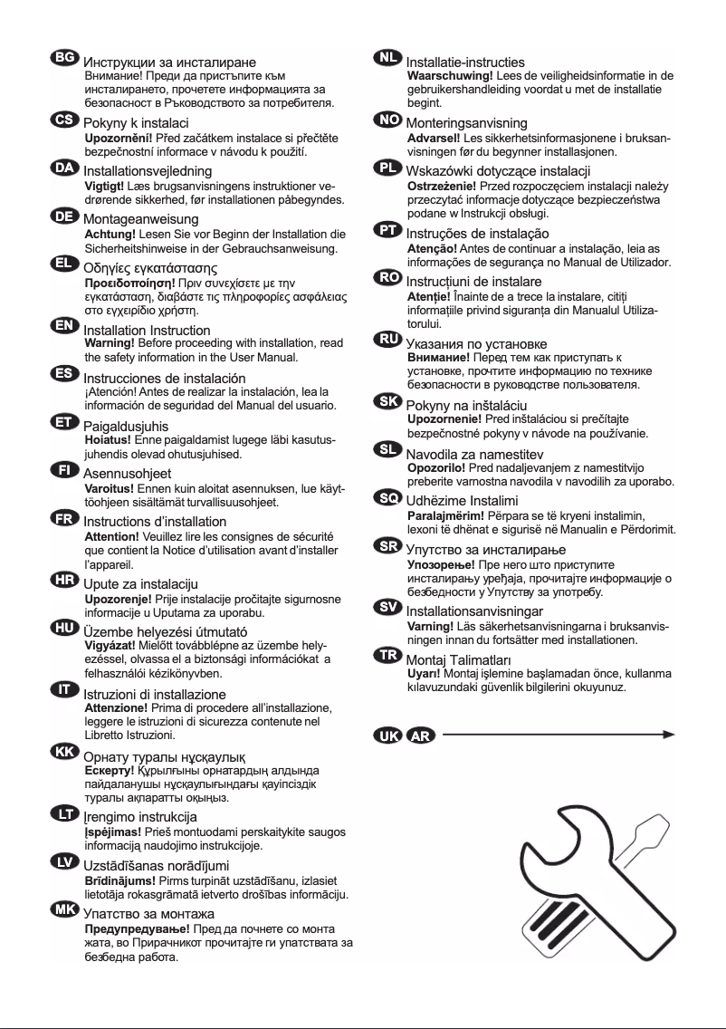 Page n°1 - Manuel utilisateur Smeg S3L100P1