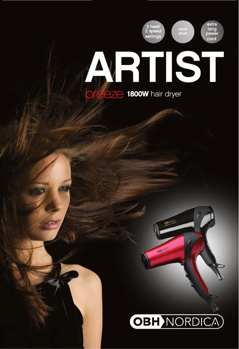 Image de la première page du manuel de l'appareil Artist Breeze(5168