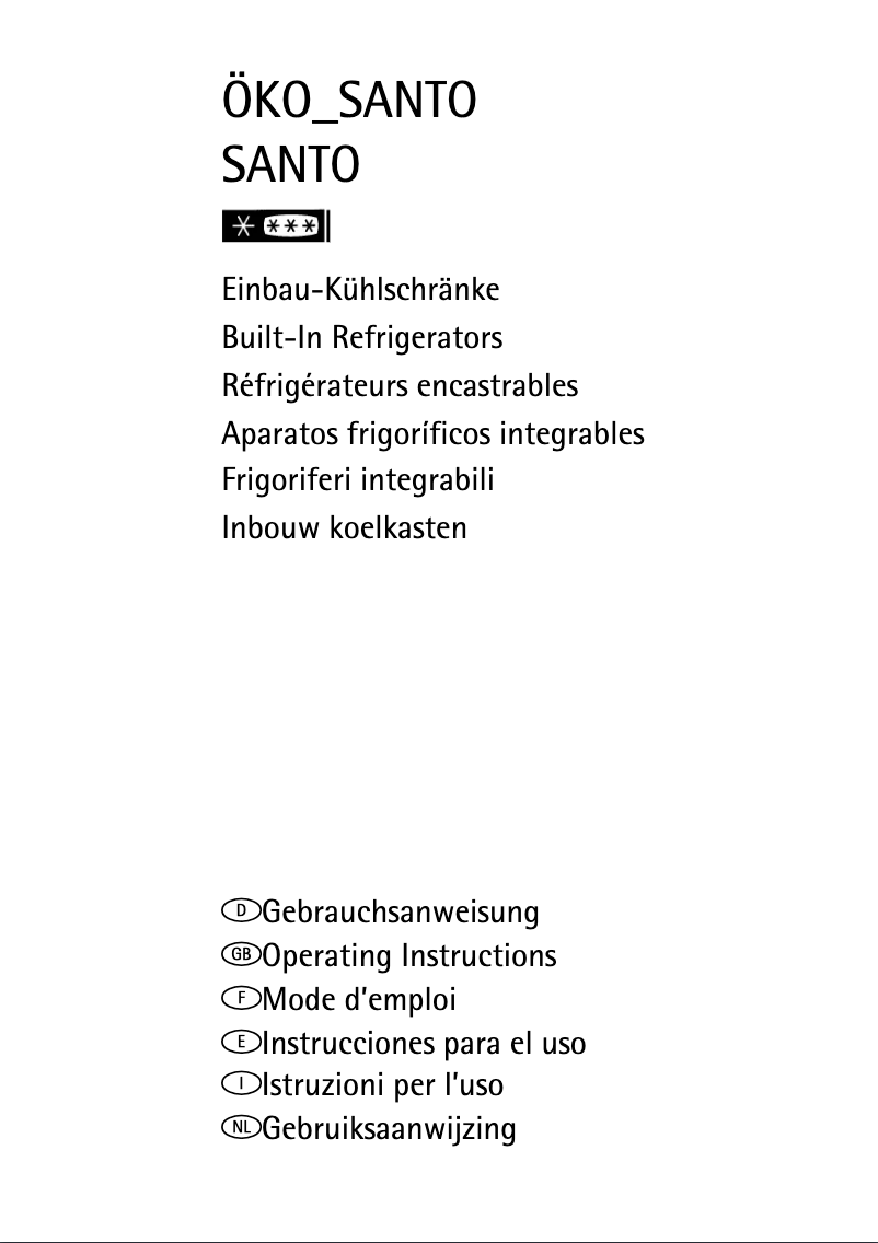 Page 1 de la notice Manuel utilisateur AEG Santo 2344-6i
