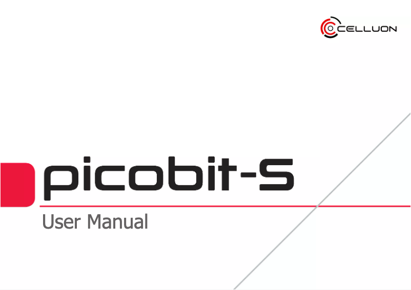 Page 1 de la notice Manuel utilisateur Celluon Picobit-S