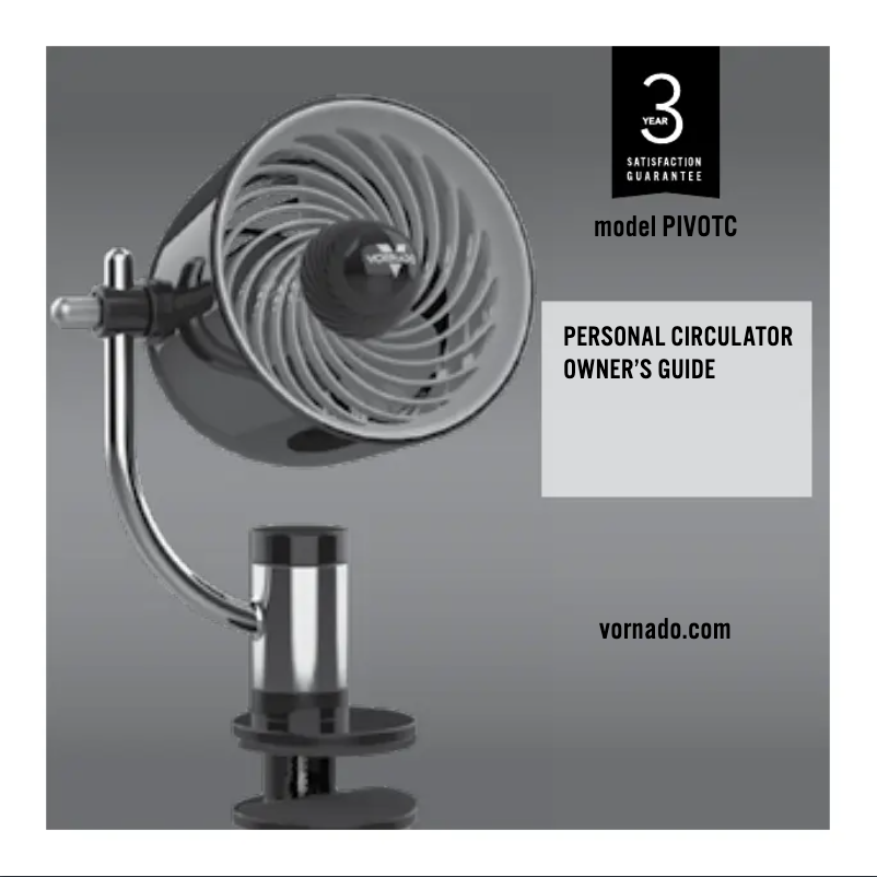 Imagen de la primera página del manual del dispositivo PIVOT Clip