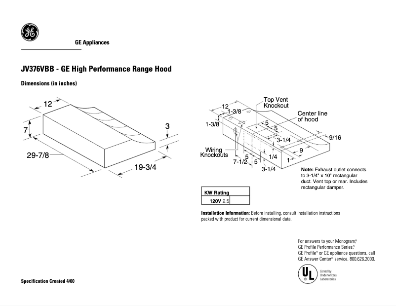 Image de la première page du manuel de l'appareil JV376VBB