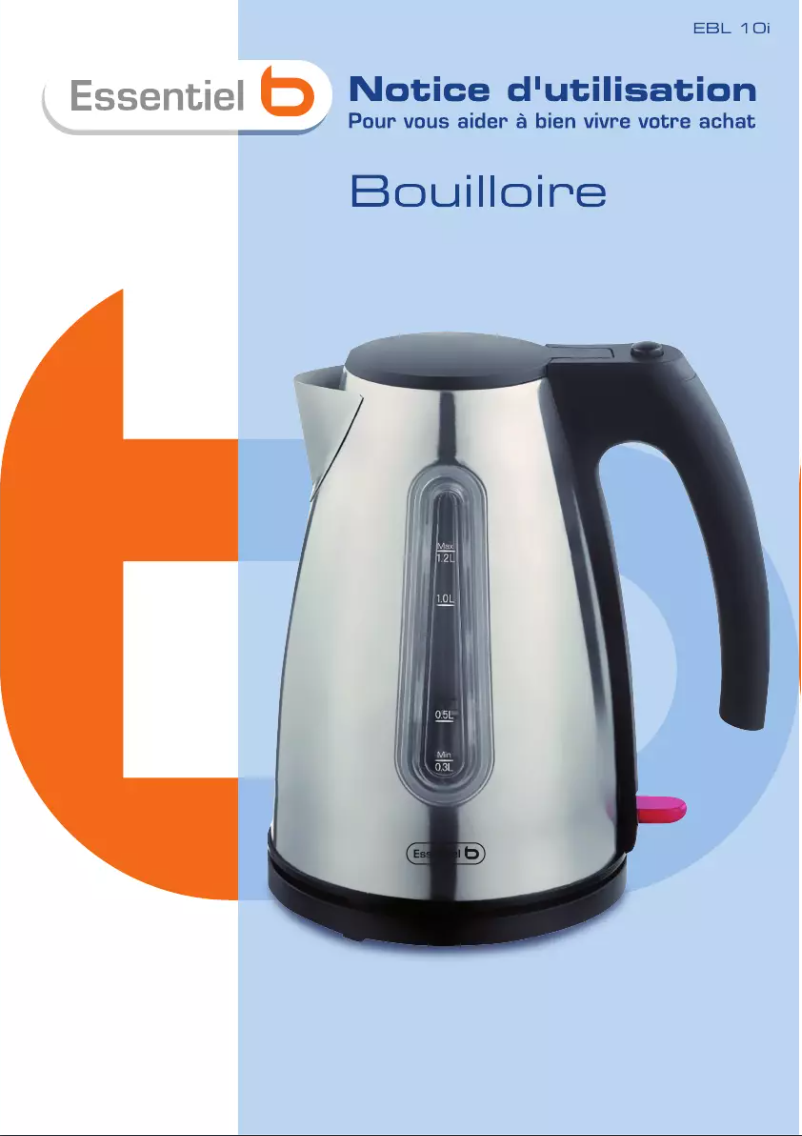 Page 1 de la notice Manuel utilisateur Essentiel B EBL 10I