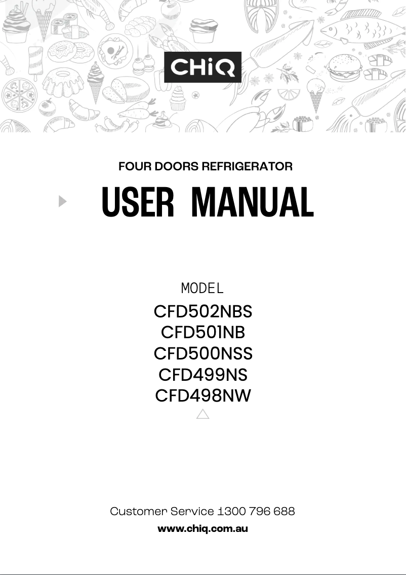 Page 1 de la notice Manuel utilisateur CHiQ CFD501NB