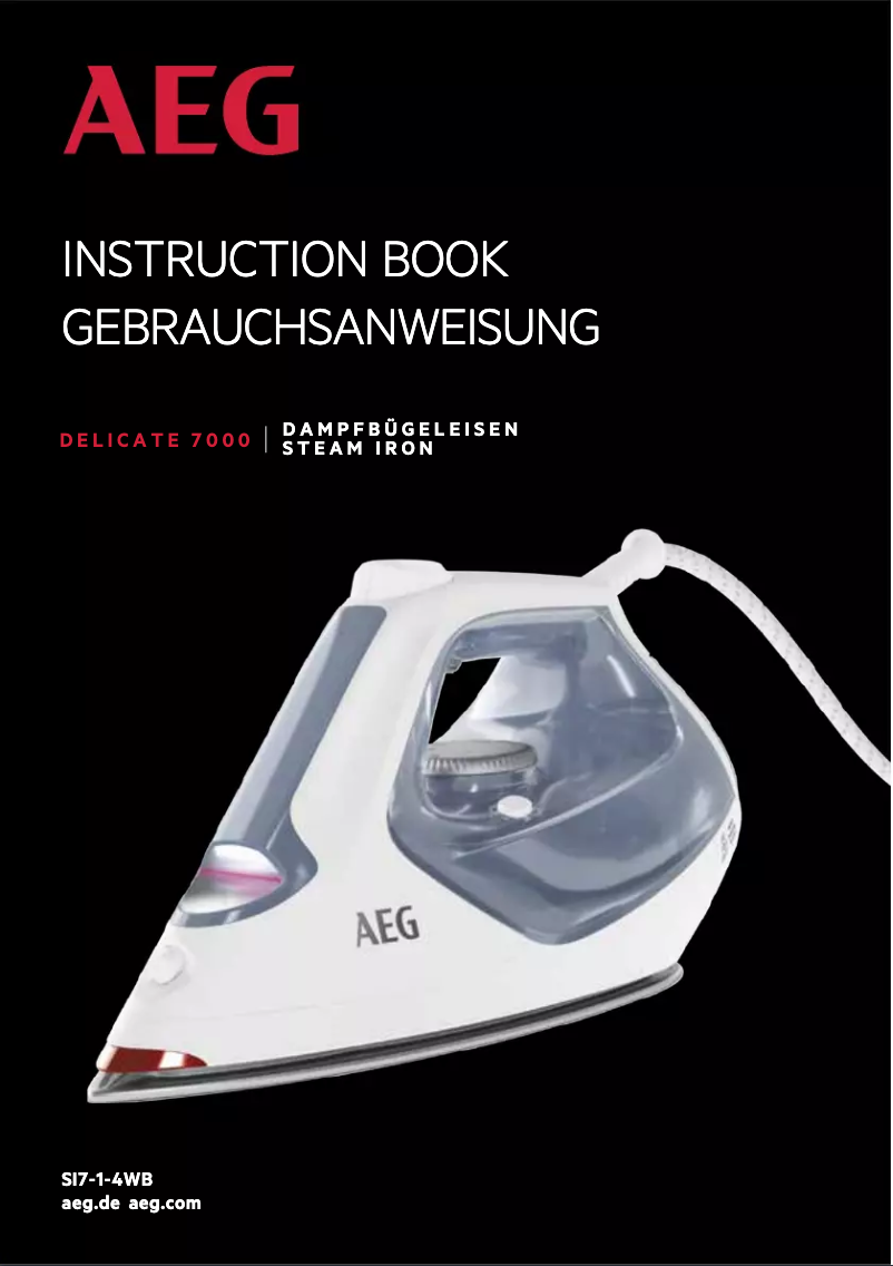 Page n°1 - Manuel utilisateur AEG SI7-1-4WB