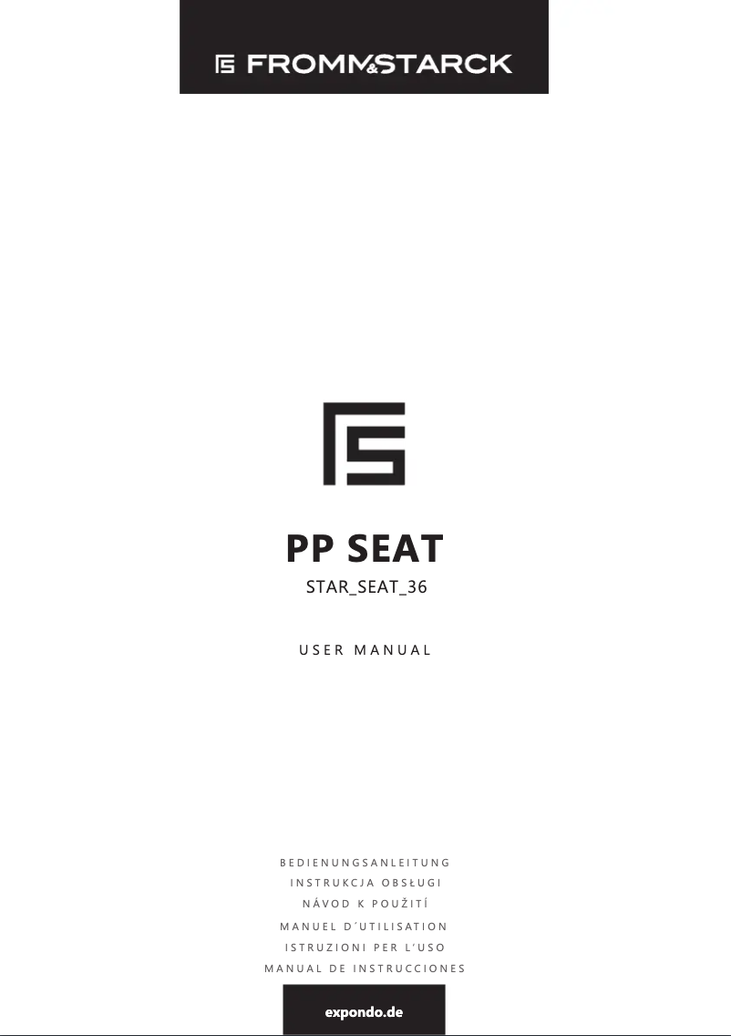 Page 1 de la notice Manuel utilisateur Fromm & Starck STAR_SEAT_36