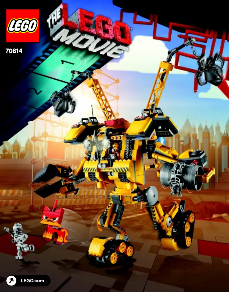 Página 1 del manual Manual de usuario Lego Movie 2 70814