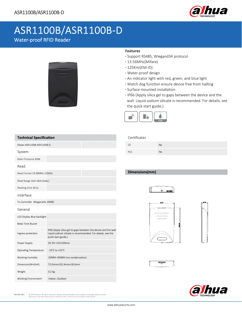 Image de la première page du manuel de l'appareil ASR1100B-D