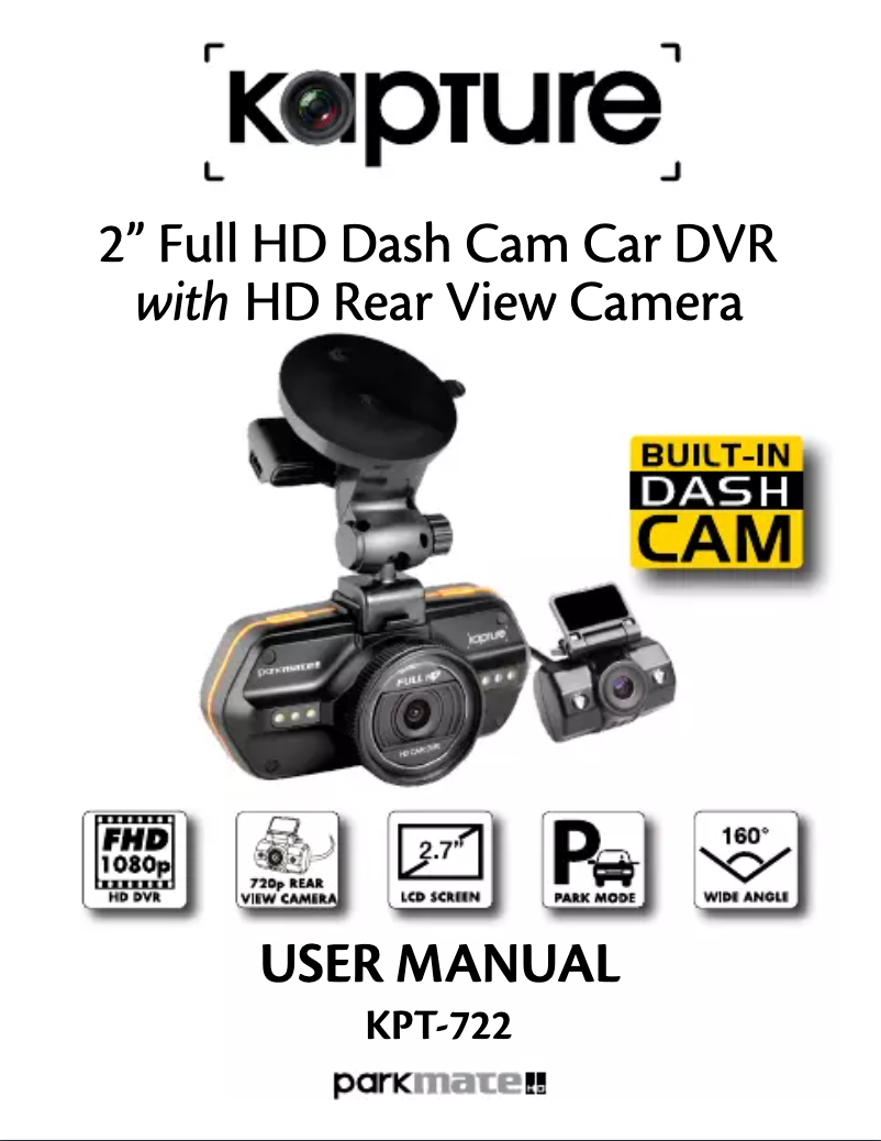 Página 1 del manual Manual de usuario Kapture KPT-722