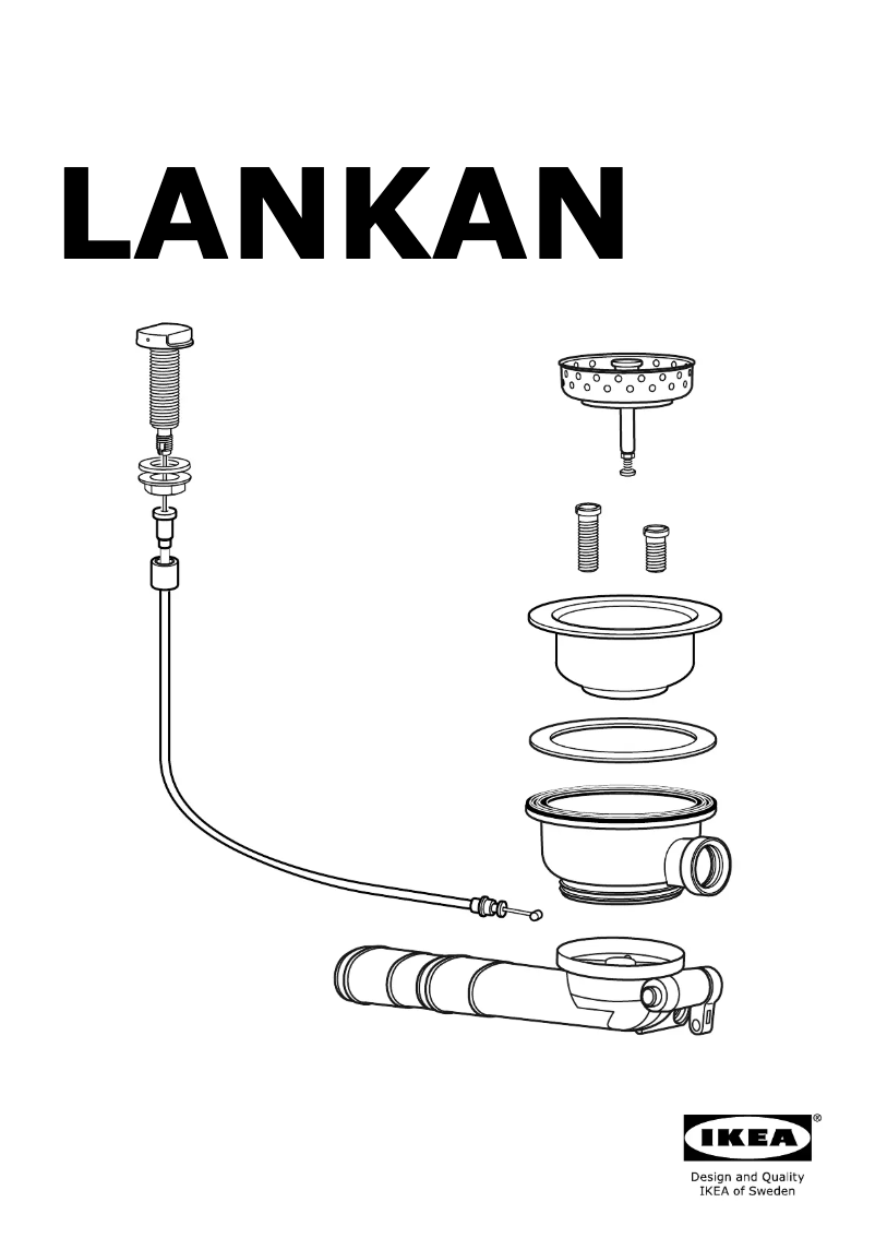 Page 1 de la notice Manuel utilisateur Ikea LANKAN 904.274.23