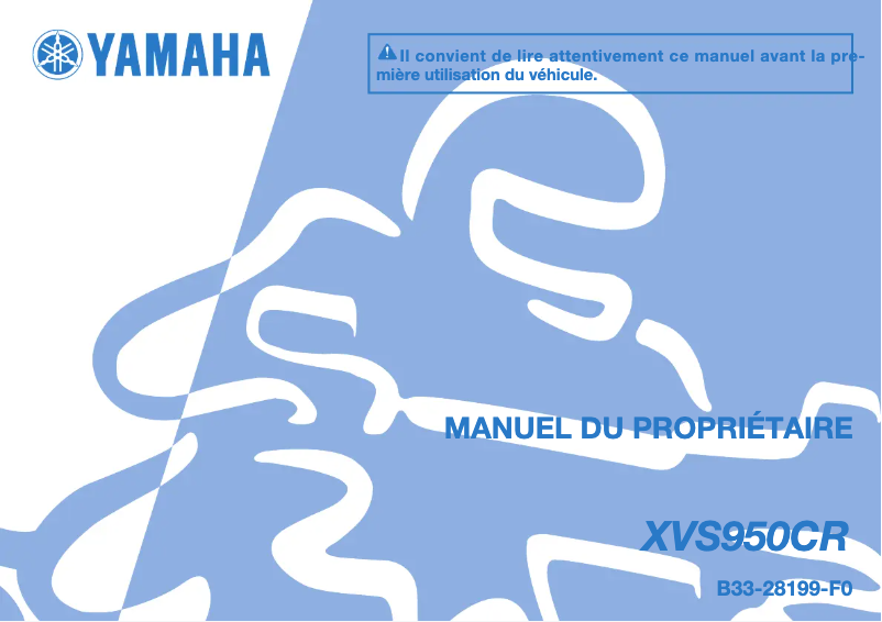 Image de la première page du manuel de l'appareil XVS950 (2015)