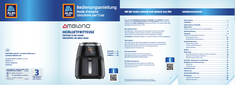 Image de la première page du manuel de l'appareil GT-AF-02