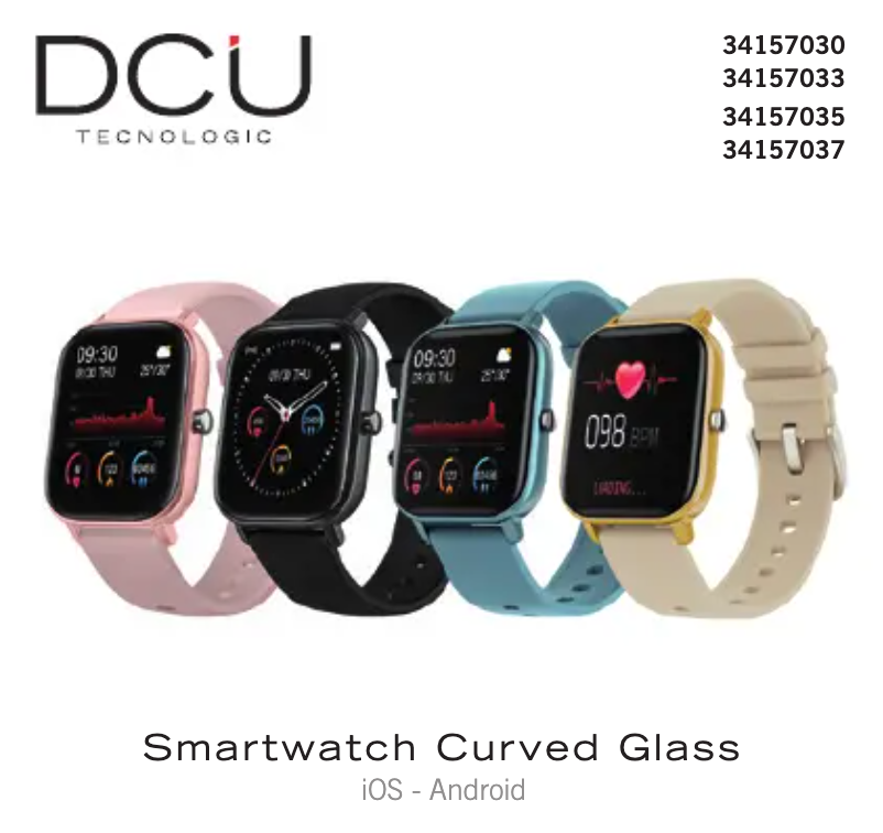 Page n°1 - Manuel utilisateur DCU Curved Glass