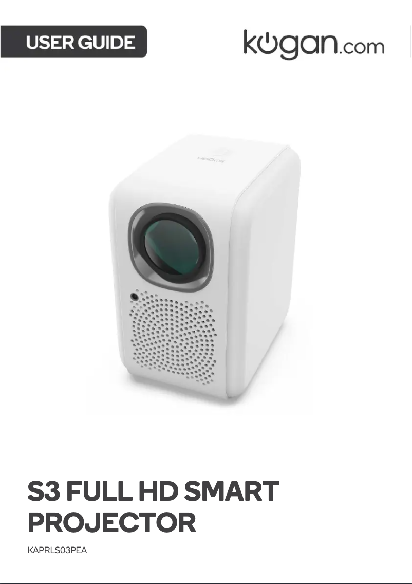Page 1 de la notice Manuel utilisateur Kogan KAPRLS03PEA
