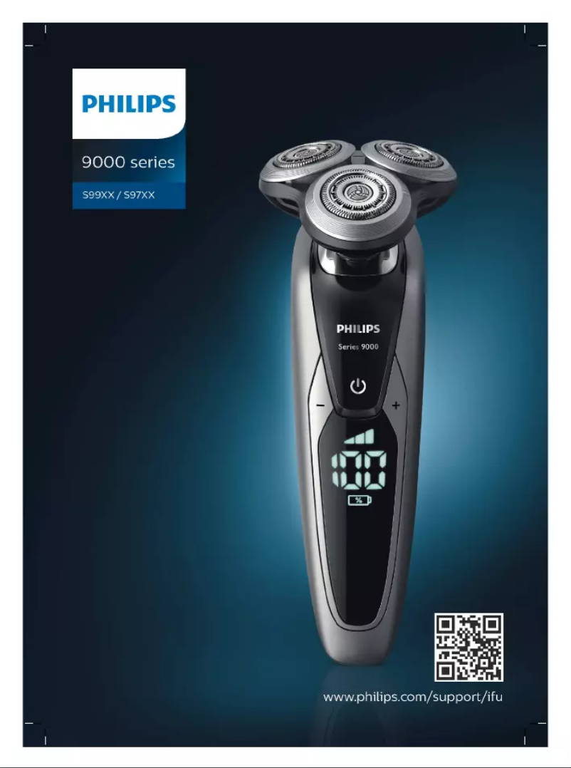 Page 1 de la notice Manuel utilisateur Philips SHAVER Series 9000 S9781