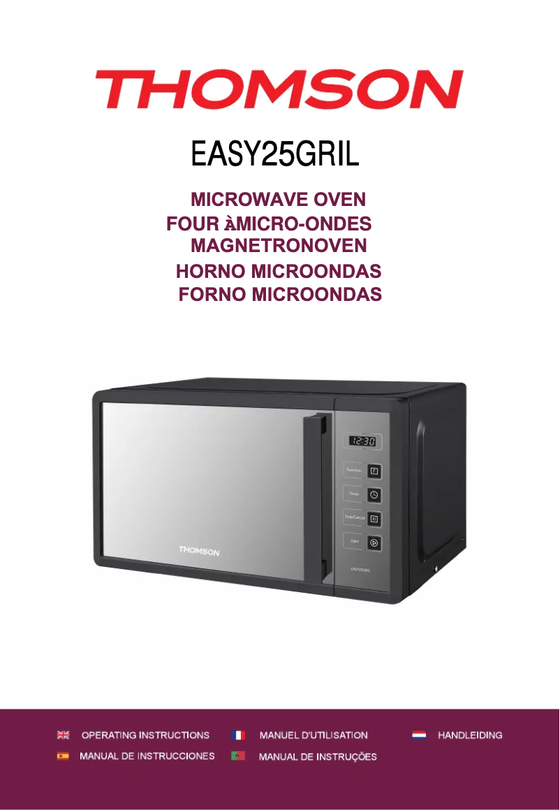 Página 1 del manual Manual de usuario Thomson EASY25GRIL
