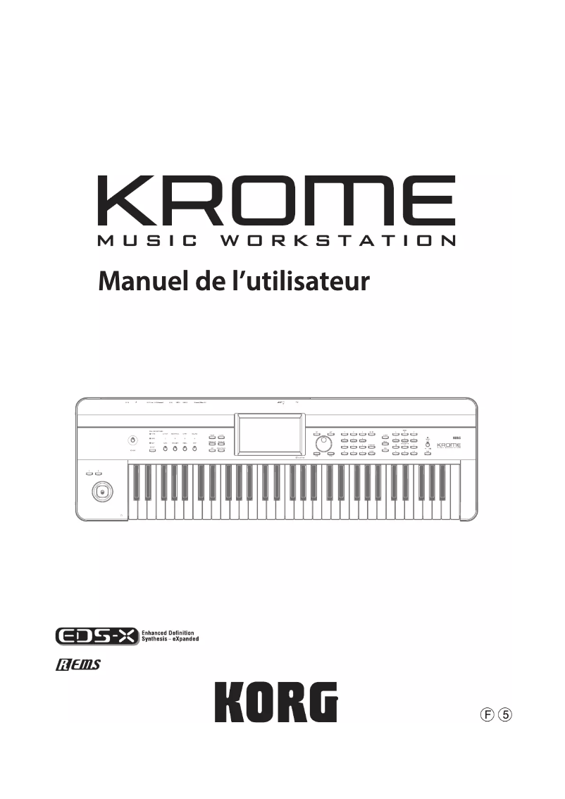 Image de la première page du manuel de l'appareil KROME