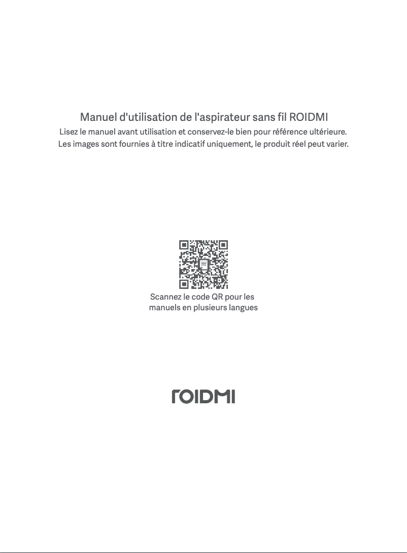 Page n°1 - Manuel utilisateur Roidmi Z1 Air